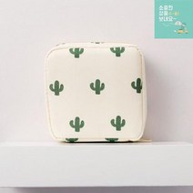 여중생 지퍼 생리지갑 초경 선물 미니 악세서리 파우치 생리 아이보리