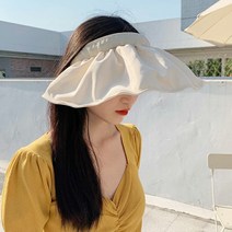 썬캡 헤어밴드 롤업모자