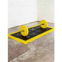 역도 스쿼트 발판 데드리프트 역도 체육관 매트 DIY, A+블랙