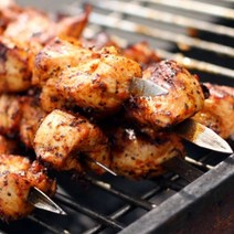 캠핑 바베큐 양 꼬치 스텐 꼬챙이 스테인레스 6P
