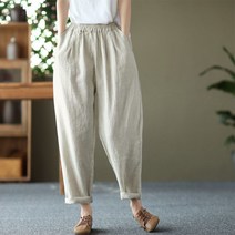 모시 여자생활한복 긴바지 삼베소재 개량한복 퓨전