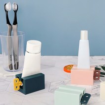 공삼이일 파스텔 치약 디스펜서 4개세트 - 치약짜개/핸드크림짜, 파스텔핑크(1세트/4개입)