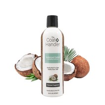 The Coat Handler Undercoat Control 디셰딩 컨디셔너 코코넛 밀크 향수 473.2ml(16온스) - 빠짐 방지 및 감소 언더코트 제거 과도한 털 빠짐