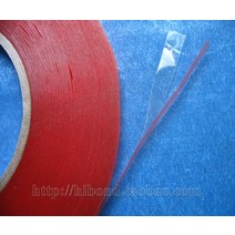 테사 흡음 테이프 붉은막마 TESA4965 데사 강력 고온특초점착 투명 PETVHB 오크 접착 양면, 08 25mm*50M