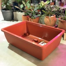 텃밭 상자 바퀴장착 플라스틱 화분 홈가드닝 플랜트박스 옥상 테라스 베란다 정원 꾸미기