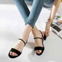여자 여름 청바지 샌들 바캉스 비치 패션 코디 신발