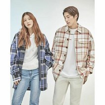 [앤듀] 유니 체크 트러커 점퍼(O191JP020P)