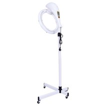 헤어 열처리기 롱롯드 히피펌 미용기구 에어롤, 01.화이트-스탠드형