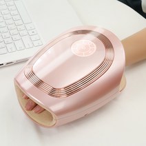 먼산행 손마사지기 손목 마사지기 온찜질 진동안마기, 핑크