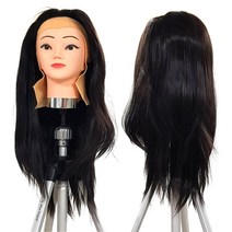 인조모 연습모 커트전용 덧가발, 커트용