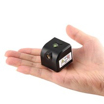 휴대용 미니 크로스 레이저 레벨 360 녹색 빔 셀프 레벨링 수평 및 수직 직각 정밀 도구 포터블 도구, CHINA|Black