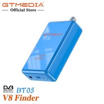 위성 TV 수신기 gtmedia v8 파인더 bt05 파인더 디지털 dvb s2 gt 미디어 sat 파인더 bt05 hd for android ios freesat, v8은 bt05를 찾습니다., 미국 플러그