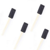 철물팩토리 폼브러쉬 스펀지붓 페인트붓 페인트용품 4호 10개..., 단품