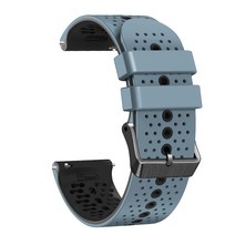 Suunto 9 5 PEAK 순토 스트랩 고무 방수 통기성 스포츠 손목 밴드 22mm 빠른 릴리스 시계줄, #7