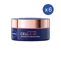 니베아 셀룰러 리프트 엑스퍼트 나이트크림 50ml Nivea Cellular Lift Expert Night Cream, 6개