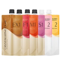 시세이도 크리스탈라이징 큘 디자이닝 크림 EX1(강한곱습모발용) 2제 에멀젼타입(액상)