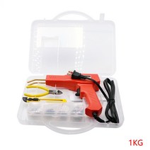 논가스 CO2 스폿 아크 알곤핫스테이플러 기계 플라스틱 용접기 차고 도구 50W PVC 수리 자동차 범퍼 용접, [01] EU Plug, [02] Red