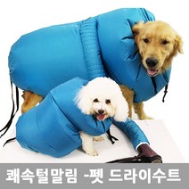 비앤비 뛰어난 가성비 애견펫드라이어 애견드라이기 드라이룸, 블루, M
