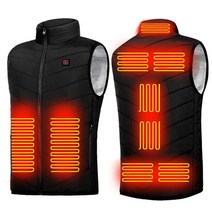 열선 조끼 발열 패딩 방한 온열 보온 바이크 오토바이 겨울 자켓 USB 낚시 골프 캐디