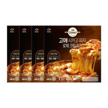 고메 로제크림치킨 시카고피자 400g 4개, 고메 로제크림치킨 시카고피자40