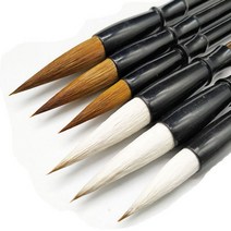 붓글씨붓 학생용 취미 서예붓, 화이트, 대