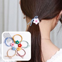 고래백화점 짱짱한머리끈 셀프올림머리 쪽머리 꽃 머리끈