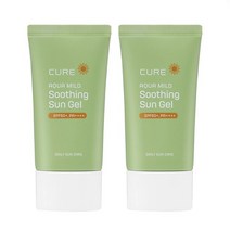 김정문알로에 큐어 수딩 선젤50mlX2 SPF50+ PA++++