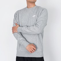 나이키 NSW CLUB 크루 기본 맨투맨 티셔츠 회색