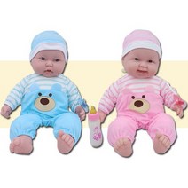 안아주세요 긴소매 인형 50Cm 블루 아기 베이비 모형 애착 엄마놀이 학습 완구