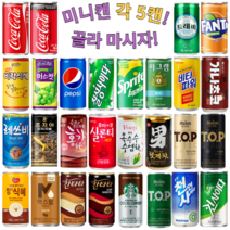 음료수 캔음료 각5캔 골라담기 /탄산음료/과채/과즙/착즙/업소용/소캔/미니캔/콜라, 선택25. 동원 정식혜 175ml 5캔