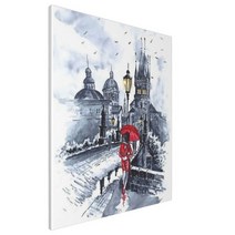 votgl DIY 명화그리기 꽃과풍경 동물 diy 그림그리기 세트 40 x 50 cm, 77.홍의 여인