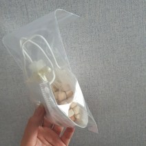지퍼백 보관함 케이스 마스크 큐브 탈취 편백나무 위생 파우치 칩 제거 입냄새 항균, 중_실버, 중_실버
