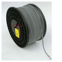 제전사 제전로프 정전기 로프 전도성 줄 제거 절연, 5. 8mm 직경 로프 탄소 섬유