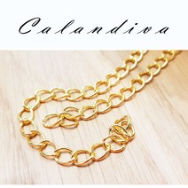 [Calandiva] 골드 체인줄- 1M DIY쥬얼리 만들기