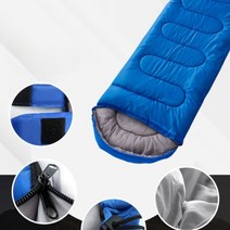 3계절 경량 침낭 1인용 미니 캠핑 봄 여름 가을 기본형, 상품선택, 레드 기본형