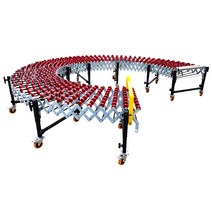 자바라 컨베이어벨트 물류센터 택배 상하차 물류레일, 삼세대(중고폭 60 cm)