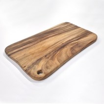 리빙클릭 원목 월넛 플레이트 직사각도마 45x26x2.2cm