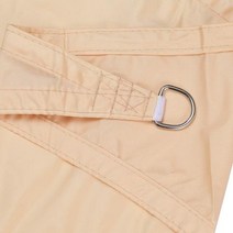 차량용 어닝 차량 4x4x4m 5x5x5m 6x6x6m 다중 크기 삼각형 차양 방수 야외 정원 마당 파티 양산 해변 캠핑 수영장, 3X3X3m, cream color