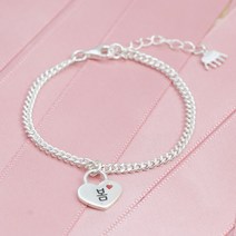 봄봄 하트 아기 은팔찌