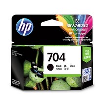 (HP 정품잉크 No.704 CN692AA 검정 (K110a/480매) 검정/정품잉크, 단일 수량, 1