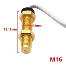 타코메타 타코미터 85mm 보트 3000 4000 6000 8000 RPM 자동차 해양 게이지 아워 포함 12V 24V toerentel, 17 M16 Sensor