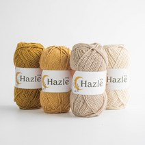 [울클럽]헤이즐실 hazle 100g 아크릴실 울혼방 코바늘 조끼 스웨터 블랭킷 뜨개실, 713 라임