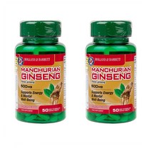 홀랜드 앤 바렛 Manchurian 진셍 인삼 500Mg 에너지 맨탈 Holland Barrett 50정 2개