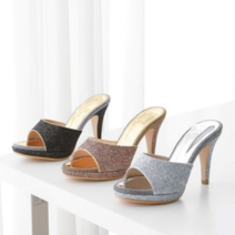 오노마 오노마 ONM 프론트 오프형 여성 광택 9cm 힐 (9361138)