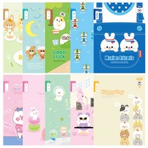 초등노트 1-2세트(10권)/ 내지16매 10권세트 펜피아 초등저학년용 신학기선물 문구선물 노트선물 공책선물 수업준비물 학용품 졸업 입학 선물, 여학생용