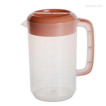 음료디스펜서 피쳐 물 Carafes 대용량 재사용 비 독성 냉수 주전자 플라스틱 소재 병 5 색, 05 Pink