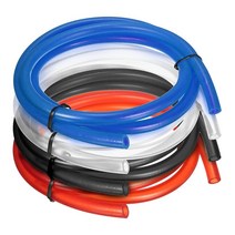 1m 가솔린 연료 라인 호스 다채로운 고온 저항 가솔린 파이프 고무 연료 라인 호스 튜브 핏 바이크 moped atv motor, 검은색