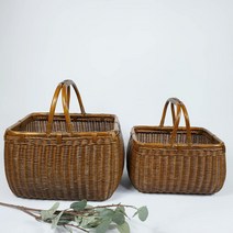 라탄 오픈 피크닉 피크닉 바구니 라탄 피크닉, 라탄 오픈 피크닉 (M)