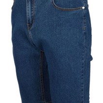 현hmhway_구제청반바지 남성청 데님반 남자 패션 찢어진 빈티지♥myway