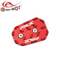 오토바이 부품 혼다 오토바이 미끄럼 방지 페달 Grom125 MSX125 Grom 125 MSX 2013-20 2021 용 액세서리, 03 MSX logo red